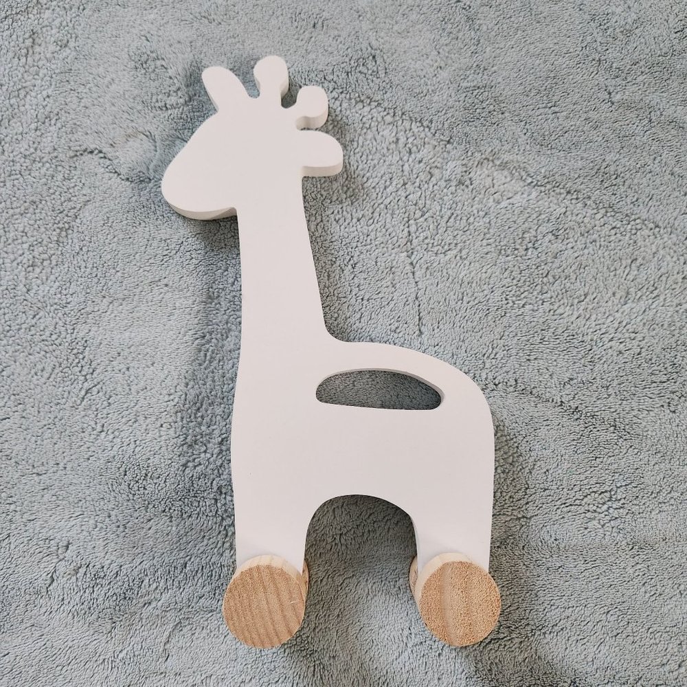 Hobby Lobby Wooden Giraffe for Nursery Decor 11 inch